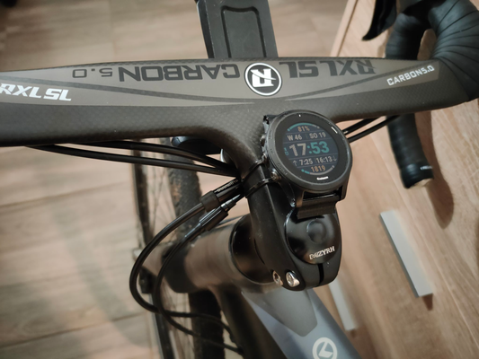 kohlenstoff lenker straße fahrrad mont garmin vorläufer 945 fenix 6x by eigentümer igor hobby diy sport draußen gps sehen 3d print model - Mito3D