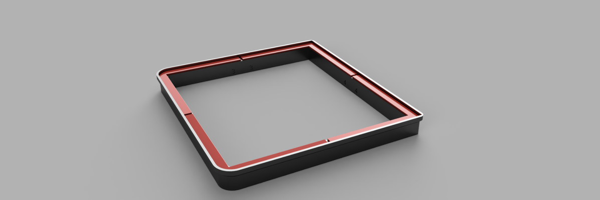 tpu plain lid riser bambulab by ericseifert 3d printer accessories 3d print model - Mito3D