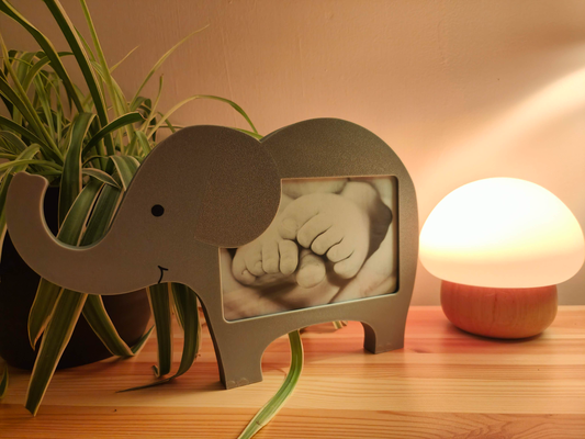 elefante foto cuadro by sirfragalot casa decoración marco bebé cuarto fotografía guardería infantil 3d print model - Mito3D