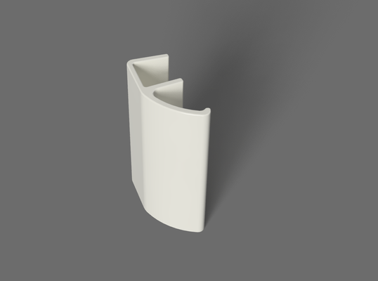 ikea platsa fonnes handle by capze household office 3d print model - Mito3D