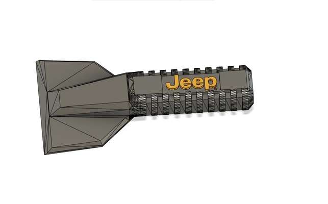 jeep parabrezza raschietto remixato by soukup273 passatempo fai veicoli attrezzo terreno macchina icescraper carscraper 3d print model - Mito3D