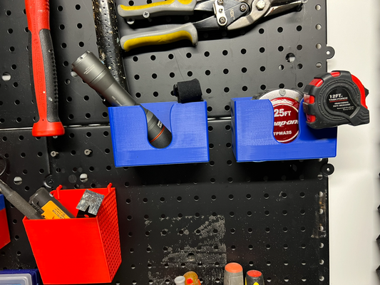 short pegboard bin 1 spacing by thechef tools organizers tool peg organizer 3d print model - Mito3D