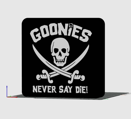 goonies luz caixa by jj3d estampas arte sinais logotipos 3d print model - Mito3D