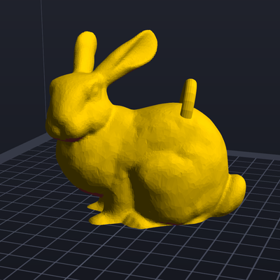 stanford lapin noël babiole by cobracrafts ménage festivités arbre lapins 3d print model - Mito3D