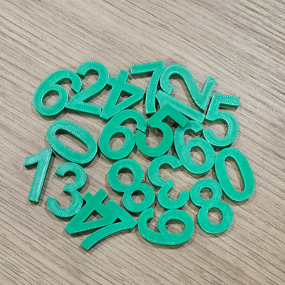 numbers 0-9 by concluzion education mathematics number 3d print model - Mito3D