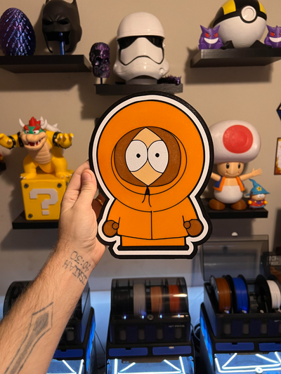 kenny southpark led lamp by codyinbody3 toys & games characters light lightbox character cartoon 3d print model - Mito3D