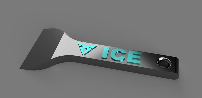 macchina ghiaccio dispositivo rimozione cupra edizione by alex stampa 3d utensili gadget iceremover utilità inverno natale 3d print model - Mito3D