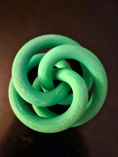 complex knot remixed by tonight we print in hell education mathematics sculpture topology mgg942 moi bemfarmer math aaron trautwein 3d print model - Mito3D