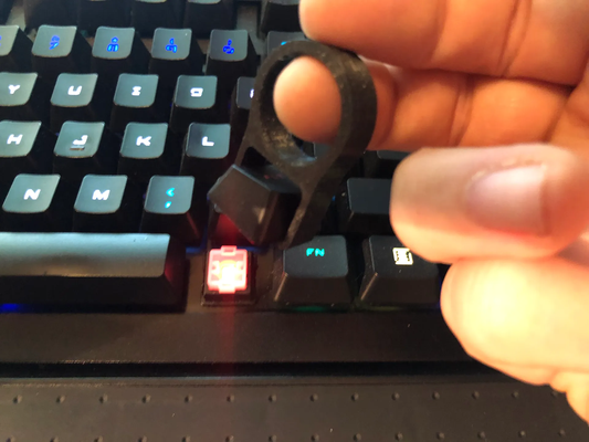 tecla puxador by compreender passatempo faça eletrônicos teclado eletrônico elétrico 3d print model - Mito3D