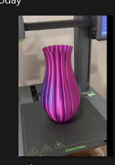 cool flower vase v3 by makers manifest art models holder pencil 3d print model - Mito3D