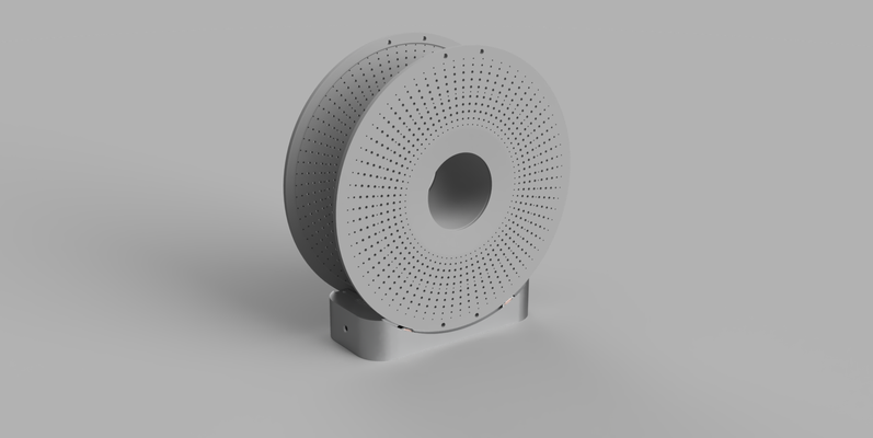 bobina titolare supporto filamento guida by uff proto 3d stampante accessori portafilo portabobina 3d print model - Mito3D