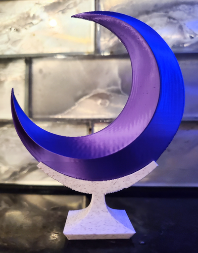 luna estatua by poole22 arte esculturas púrpura seda mármol blanco 3d print model - Mito3D