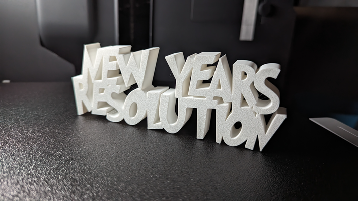 breakable year's resolution by omegapoint art 2d year hobby funny humor gag 3d print model - Mito3D