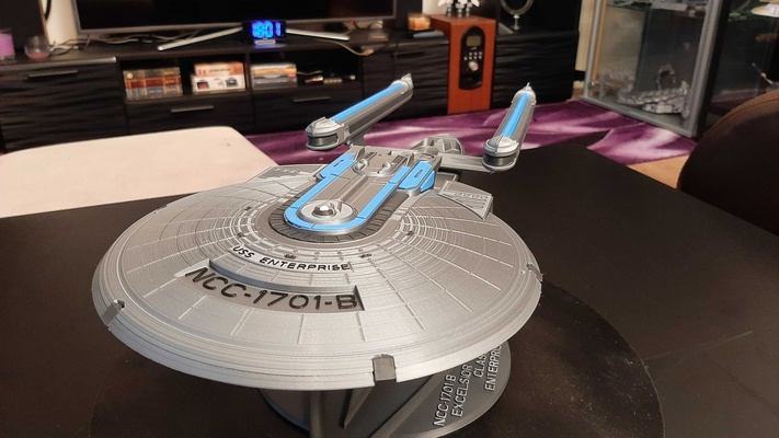 enterprise b excelsior classe by martin taichl miniaturas navio espaço estrela caminhada federação empreendimento 1701 3d print model - Mito3D