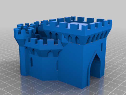 schloss 1 by düsenapostel spielzeuge spiele schlossturm spielzeug 3d print model - Mito3D