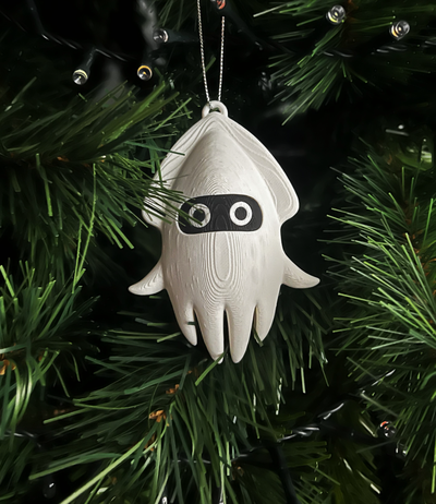 super mario squid christmas tree decoration remixed by am maker toys & games characters supermario supermariobros bros christmastree ink 3d print model - Mito3D