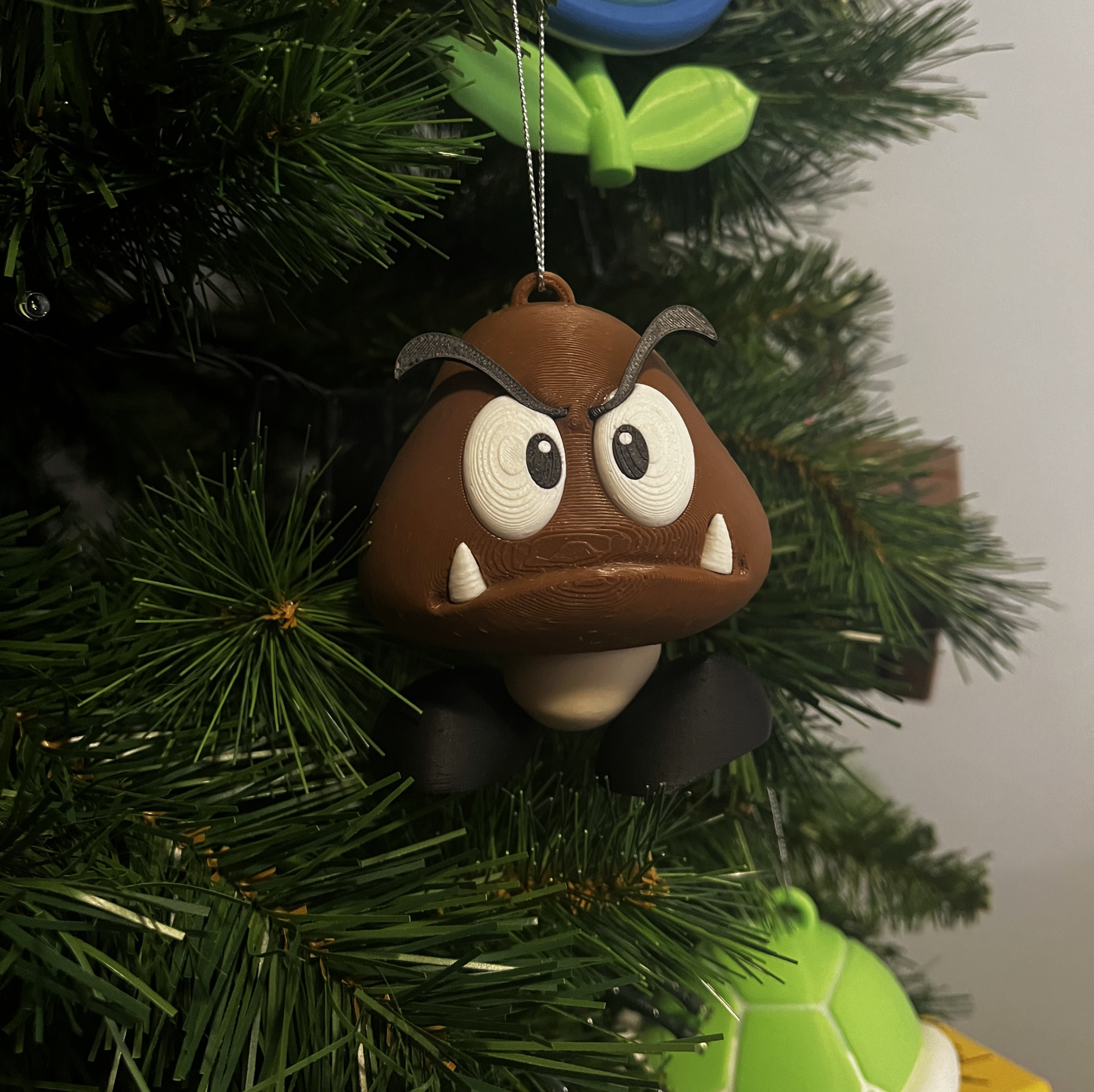 super mario goomba weihnachten baum dekoration neu gemischt by hersteller spielzeuge spiele zeichen bros bros weihnachtsbaum 3D print model - Mito3D