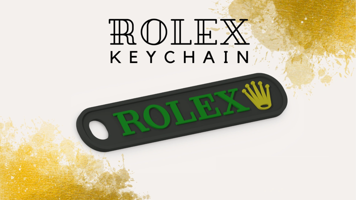 rolex keychain by franceschellifederico tools gadgets accessories accessory luxury 3d print model - Mito3D