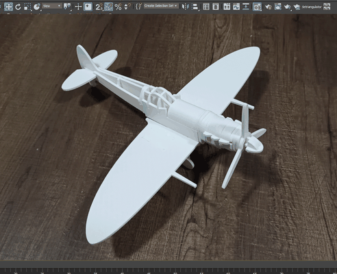assembling airplanes 65piece by docean hobby & diy plane 3d print model - Mito3D