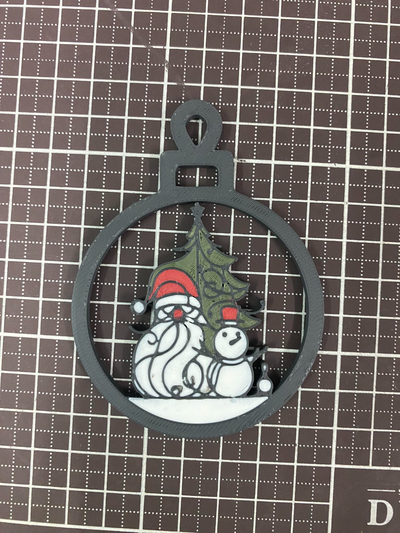 14 alegre natal enfeite pacote by prumo so legal arte modelos feliz boneco neve árvore 3d print model - Mito3D