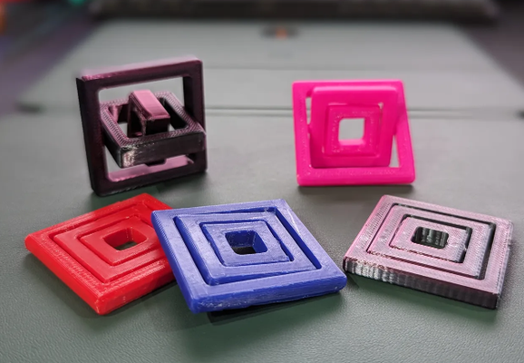 spinney rotativo quadrados fino by n ferramentas organizadores 3d print model - Mito3D