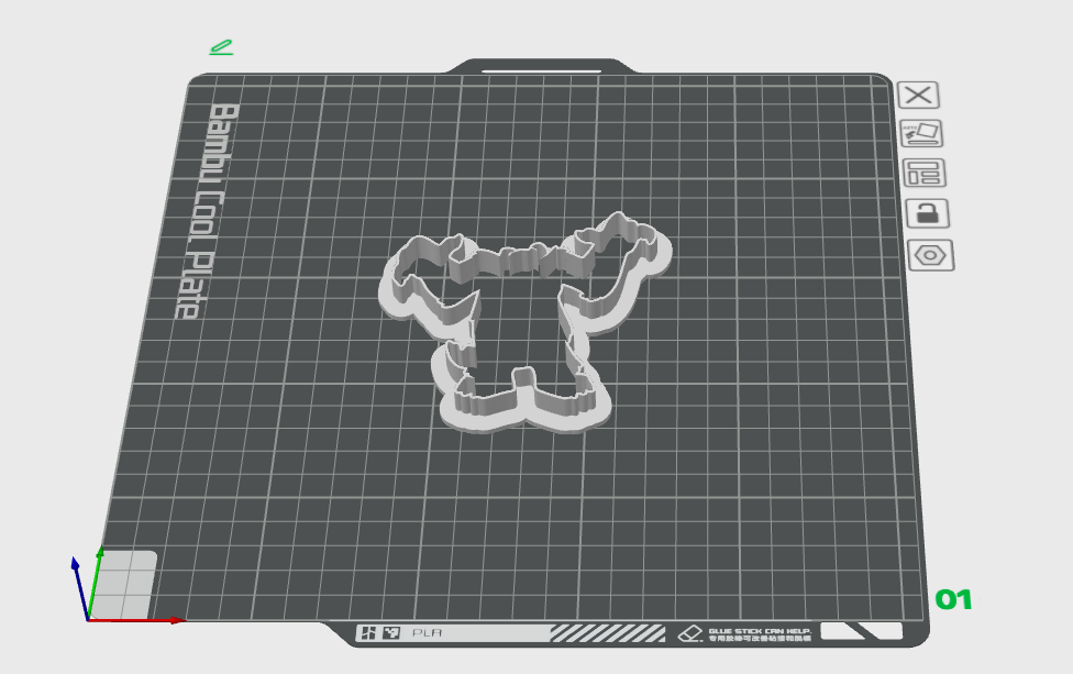 monster sulley plätzchen cutter by schwarzer stern werkzeuge hand disney 3D print model - Mito3D