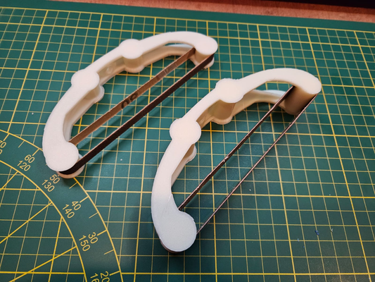 sanding bows 10mm 25mm belt by arctyrus tools hand sander10x330 25x330 sander 10x330 bow 3d print model - Mito3D