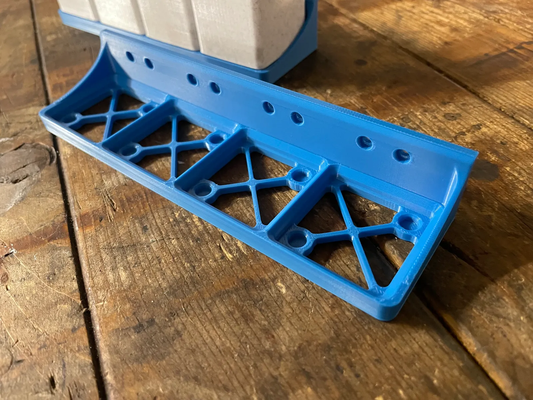 skadis x gridfinity base plate 4x2 4x1 by georgeiangrant tools organizers gridfiniti skadistnut 3d print model - Mito3D