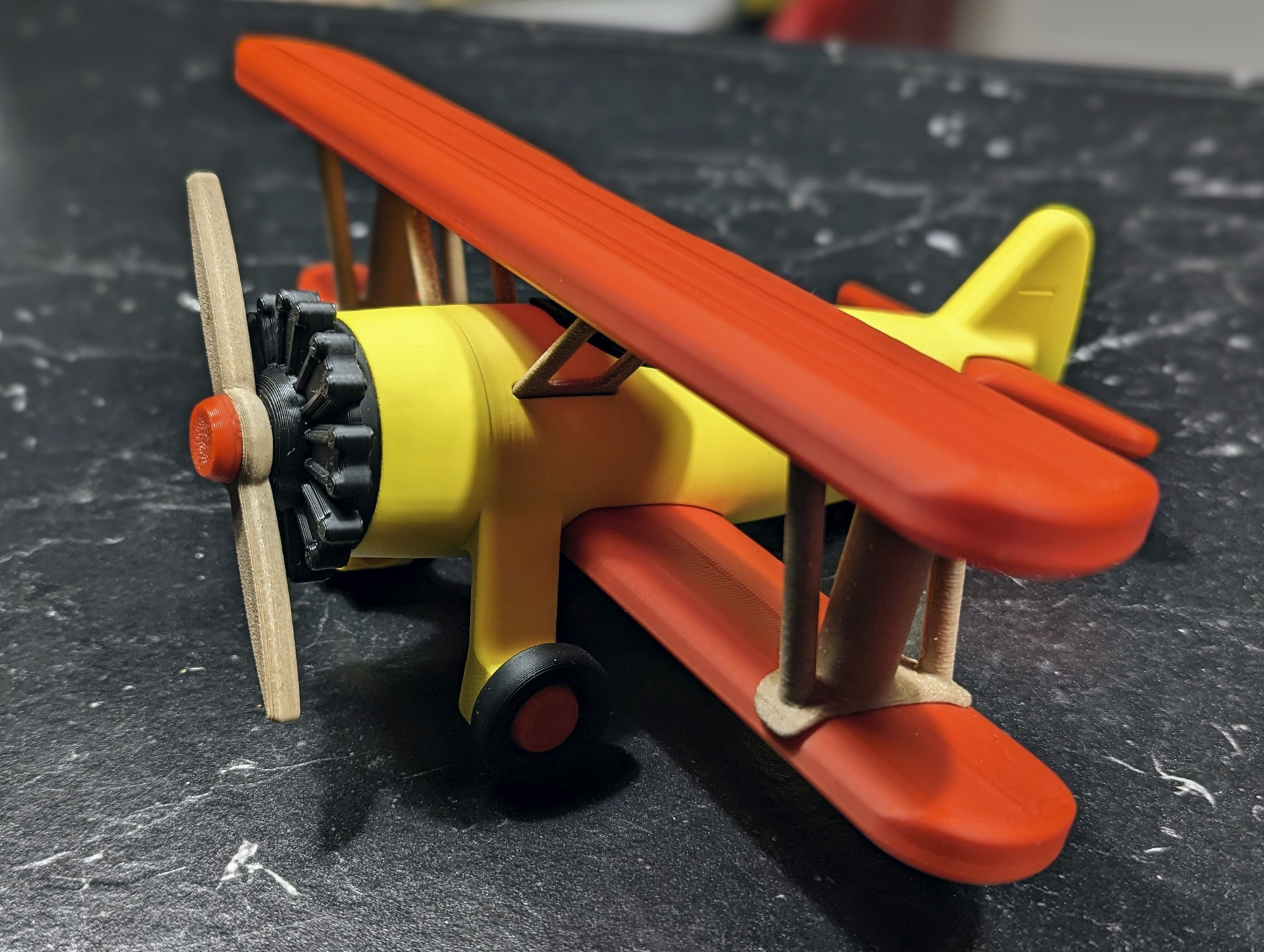 boeing stearman 75 oyuncak uçak by teneke kova oyuncaklar oyunlar 3D print model - Mito3D