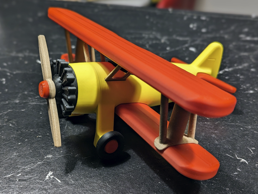 boeing stearman 75 spielzeug flugzeug by blecheimer spielzeuge spiele 3d print model - Mito3D