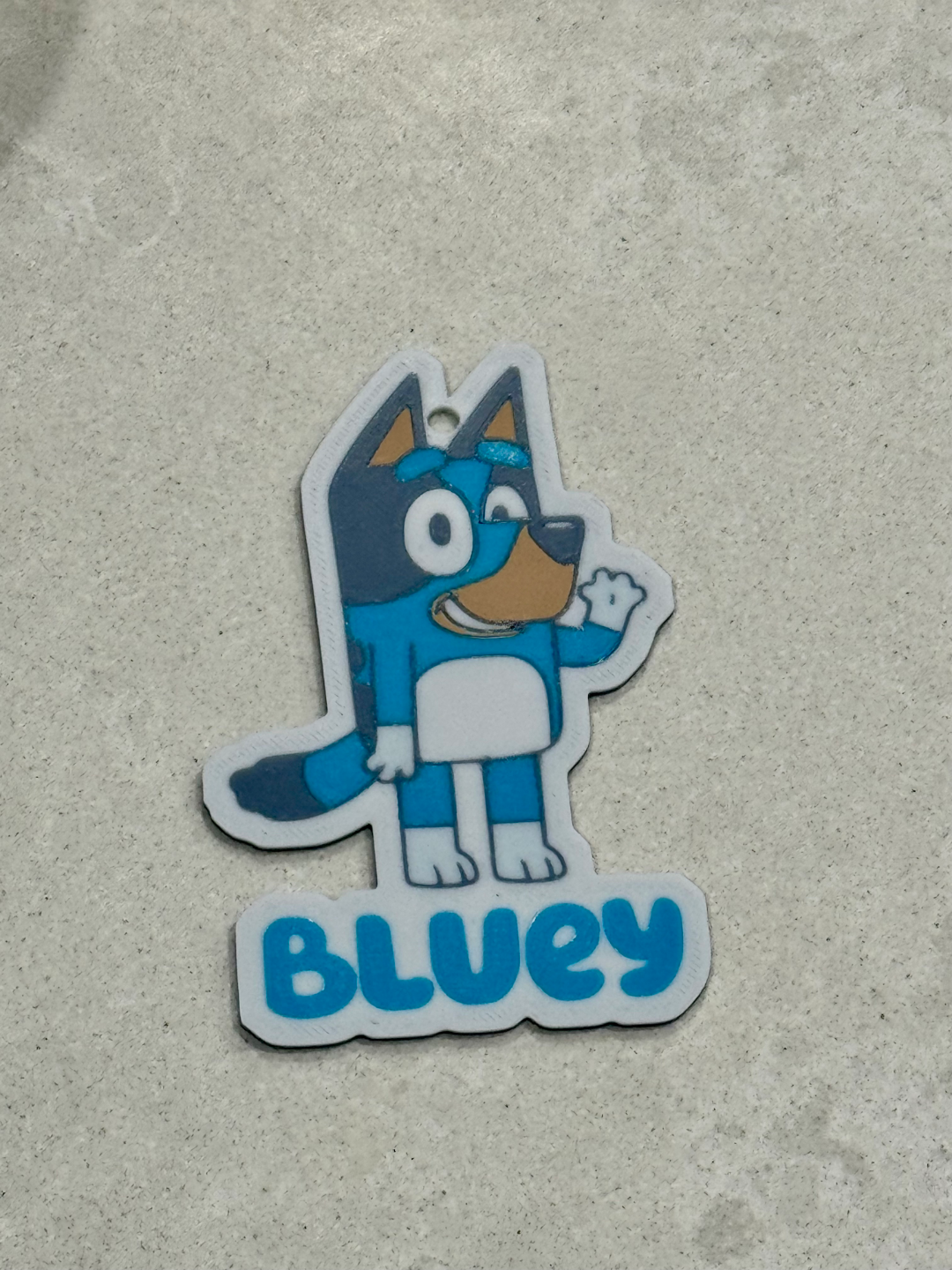 bluey ornament by bearrr art 2d bingo kids cartoon dog barbie cocomelon christmas keychain 3D print model - Mito3D