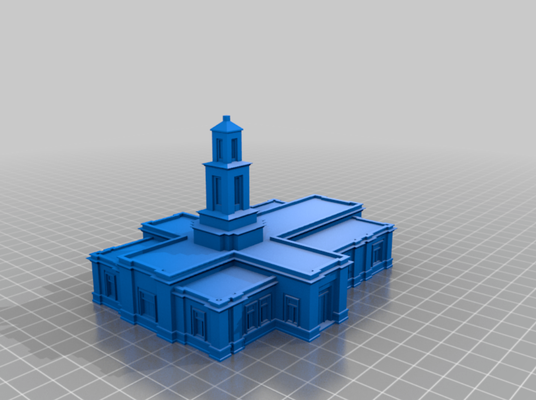 oklahoma tapınak şakak mabet by doommaster437 sanat modeller 3d print model - Mito3D