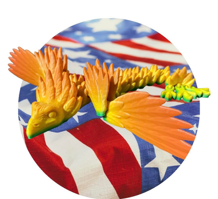uçan kartal bebek by ejderhalar den minyatürler hayvanlar esnek ejderha kıpır güzel şirin kuş mafsallı bağlantı oyuncak evcil hayvan eklemli fantezi mistik 3d print model - Mito3D