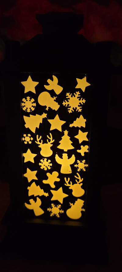 gigalight chá luz lanterna natal folhas by schtiewie casa festividades giga latern 3d print model - Mito3D