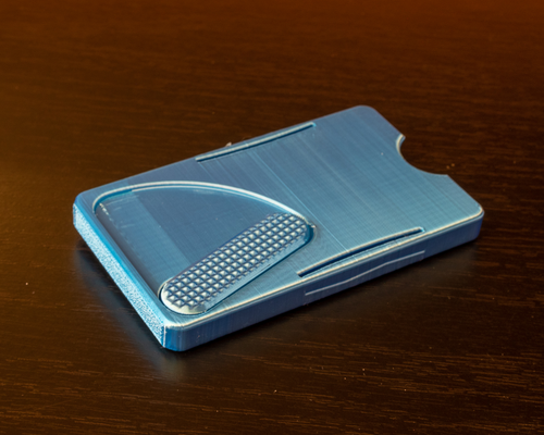 cascada tarjeta billetera remezclado by ptosis moda modelos impresión in sitio titular 3d print model - Mito3D