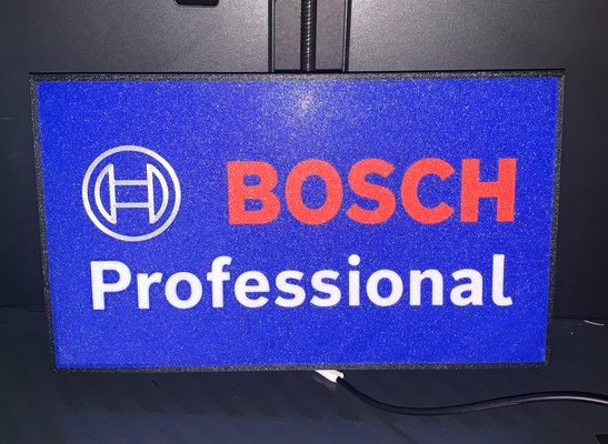 bosch led by gare sb art panneaux logos 3d print model - Mito3D