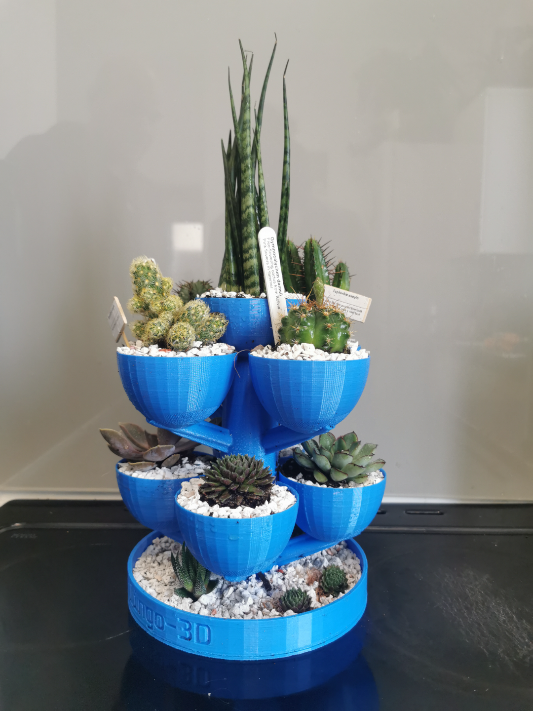 multi tier planter - no supports needed by zurlingo-3d household garden plant container multi-tier cactus succulent succulentplanter 3D print model - Mito3D