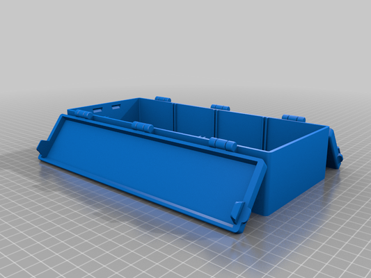 box l 230 100 53 remixado by assunto ferramentas organizadores caixa cobrir bainha armazenamento caixa ferramentas 3d print model - Mito3D