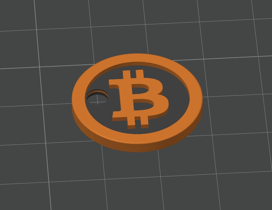 bitcoin shopping cart - relief by themiguelbi art coin & badges moneta soldo carrello della spesa b 3D print model - Mito3D