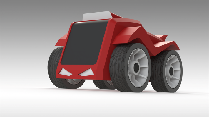 juguete marte vagabundo vehículo by 3d impresión maestros cubo juguetes juegos coche vehiculo rc familia divertido regalo bambu a1 mini proyecto 3d print model - Mito3D