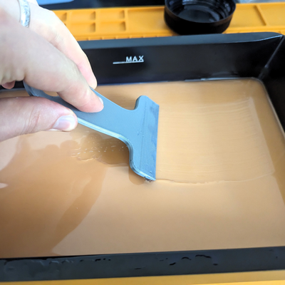 resina cuba raspador limpador tpu by sakul 3d impressora acessórios 3d print model - Mito3D