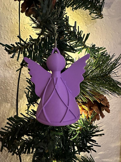 anjo natal árvore decoração by crizzo casa festividades 3d print model - Mito3D