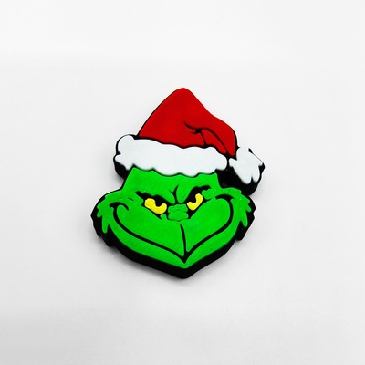 christmas grinch pendant by sparks3d fashion models necklace jewellery 3d print model - Mito3D
