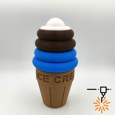 hielo crema caja dinero by sparks3d casa modelos original helado banco 3d print model - Mito3D