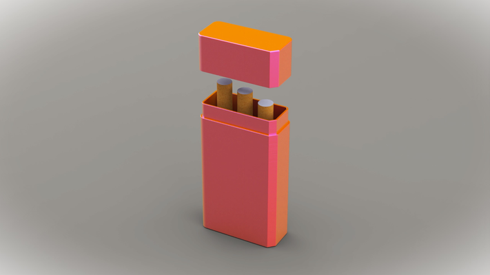 sigara kutu 1 0 by slavik mis 1984 ve4 araçlar organizatörler organizatör kulp destek paketlemek sigaralar 3d print model - Mito3D
