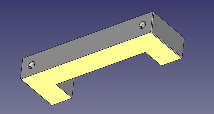 doloroso porte sencillo deux agujeros 6mm by domvan amilo pasatiempo bricolaje diy perilla puerta 3d print model - Mito3D