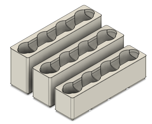 fosbos anti vibration füße behälter by asdfgasdfg 3d drucker zubehör antivibration antivibrationsfuß gestell organisation veranstalter organisieren organisiert gridfinity 3d print model - Mito3D