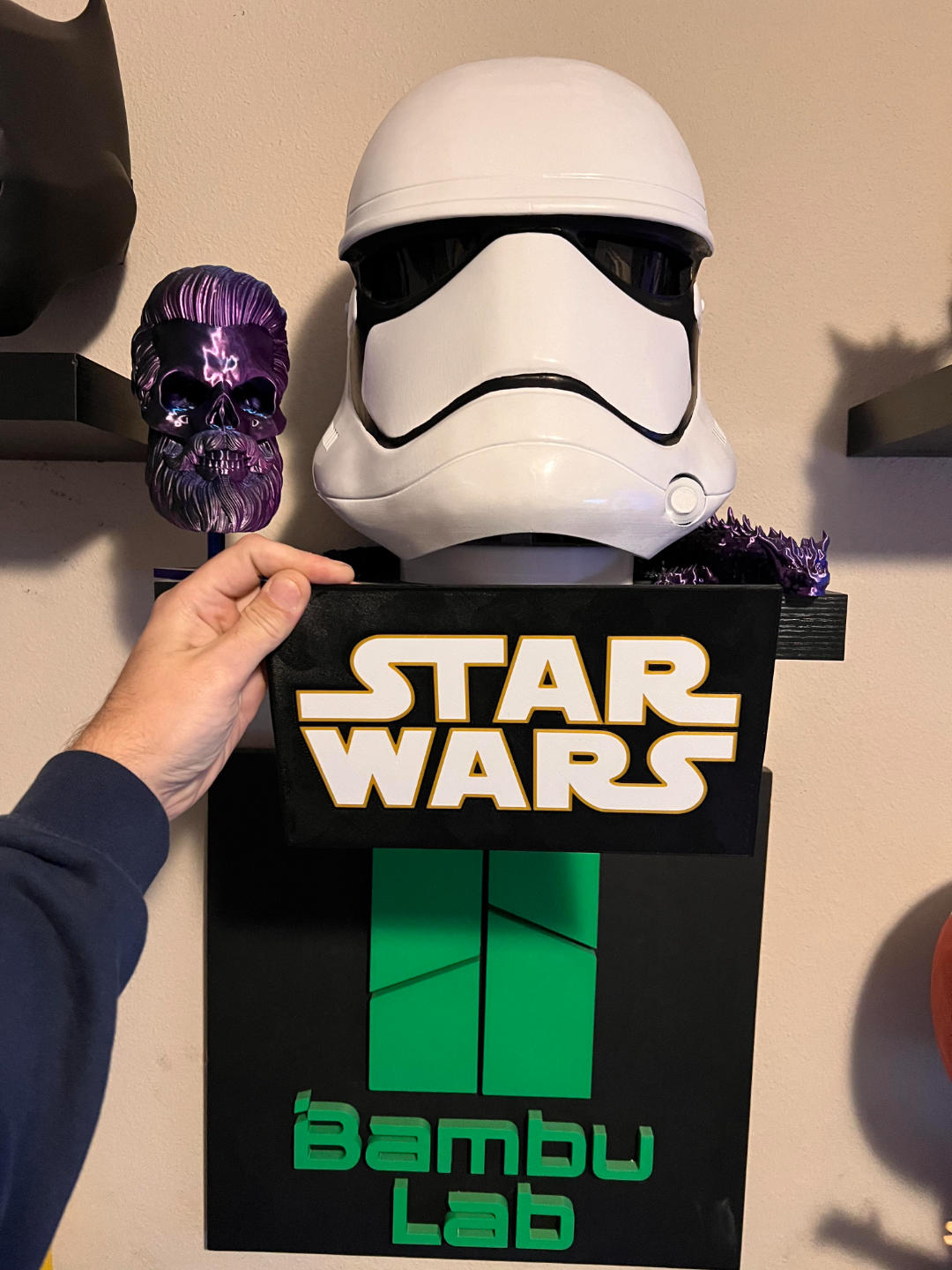 star wars led lamp by codyinbody3 art signs & logos movie logo sith jedi dark lightsaber blaster han solo luke skywalker darth vader maul light lightbox 3D print model - Mito3D