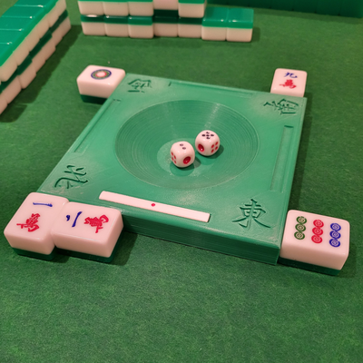 chinese sized riichi mahjong pusula yeniden karıştırılmış by mooylee1 oyuncaklar oyunlar çince japonca 3d print model - Mito3D