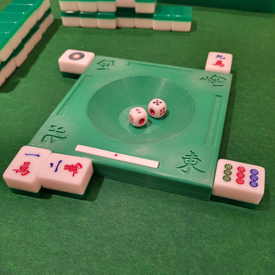 chinese sized riichi mahjong bussola remixato by mooylee1 giocattoli giochi cinese giapponese 3d print model - Mito3D